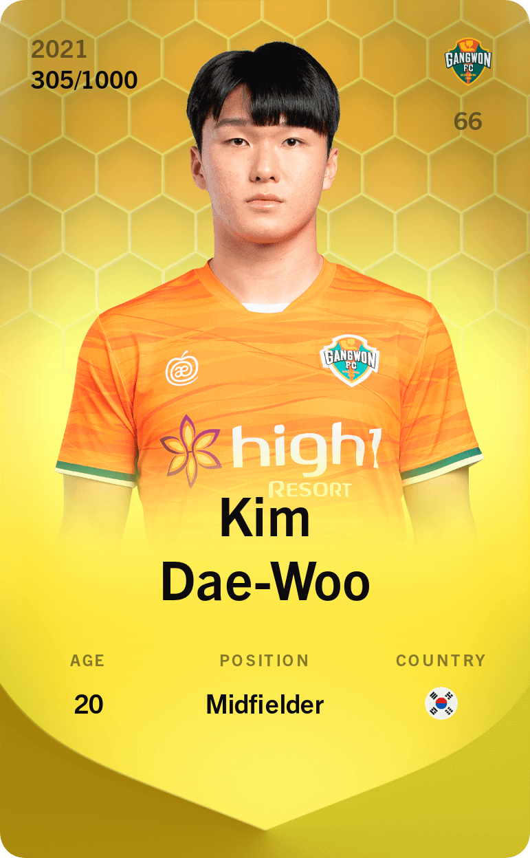 Kim Dae-Woo 2021-22 • Limited 305/1000