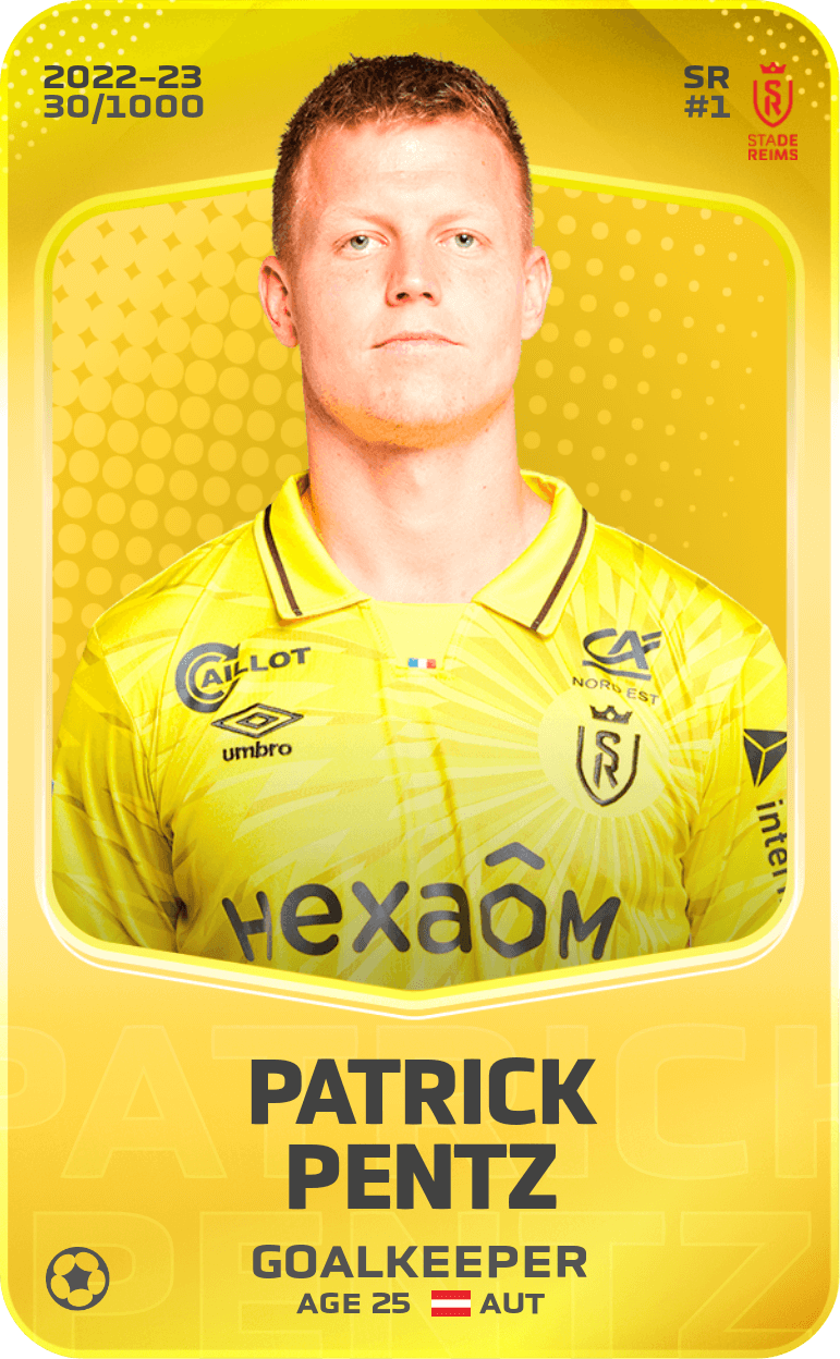Patrick Pentz 2022-23 • Limited 30/1000