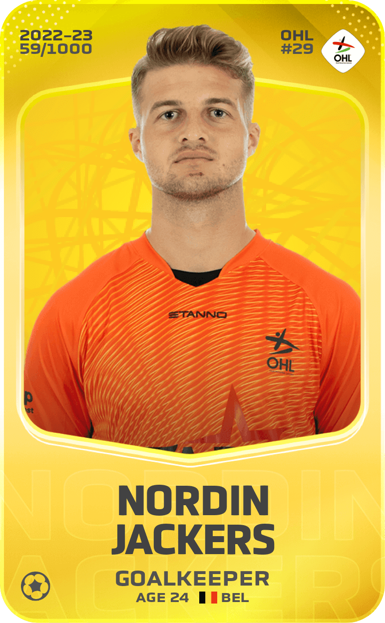 Nordin Jackers 2022-23 • Limited 59/1000
