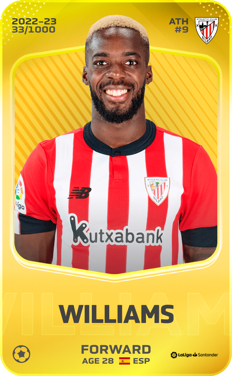 Sorare - Sorare Official - Williams 2022-23 • Limited 33/1000 - NFT # 83967931564792385609915654267792369305037096191384156199205027645793782899734