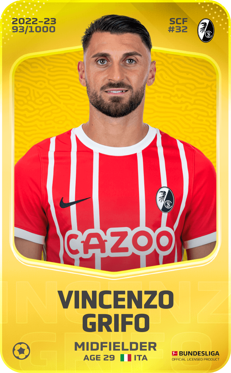 Vincenzo Grifo 2022-23 • Limited 93/1000