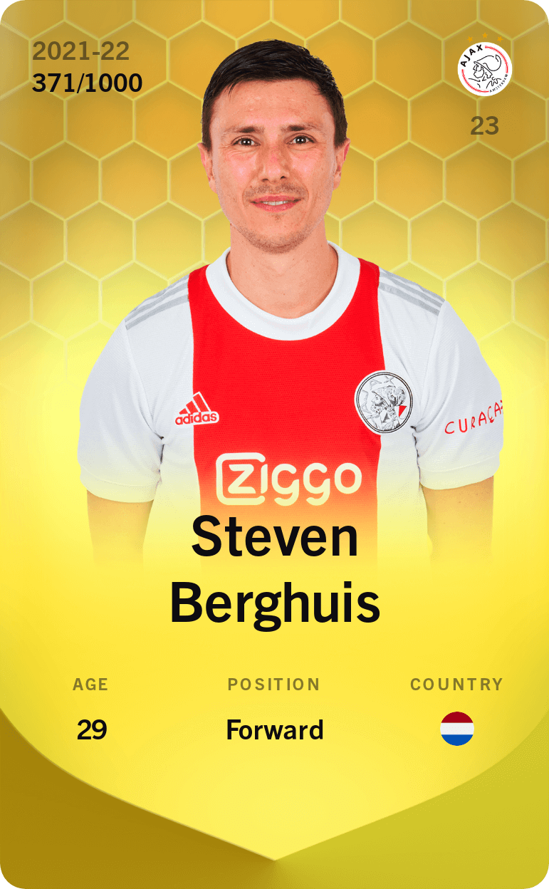 Steven Berghuis 2021-22 • Limited 371/1000