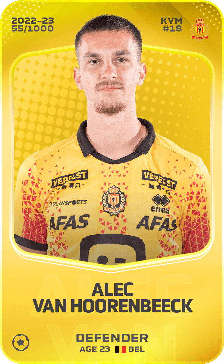 Alec Van Hoorenbeeck 2022-23 • Limited 55/1000