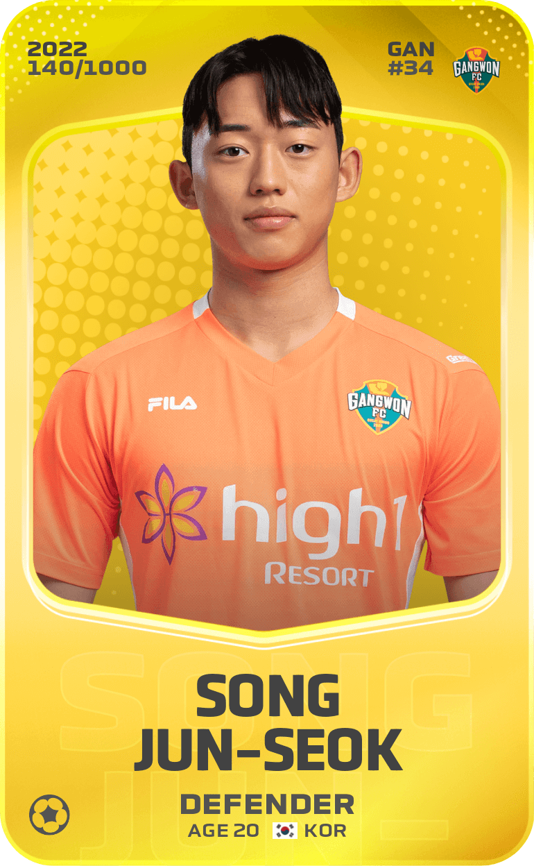 Song Jun-Seok 2022-23 • Limited 140/1000