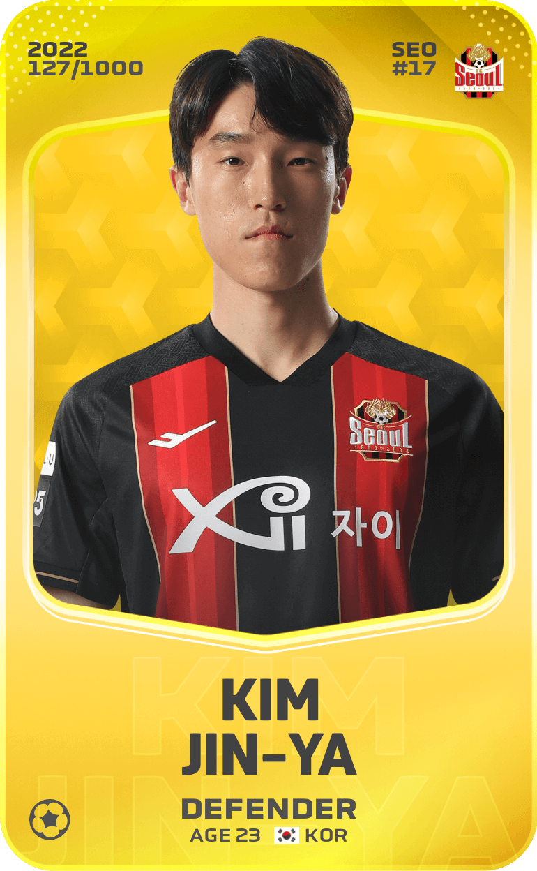 Kim Jin-Ya 2022-23 • Limited 127/1000