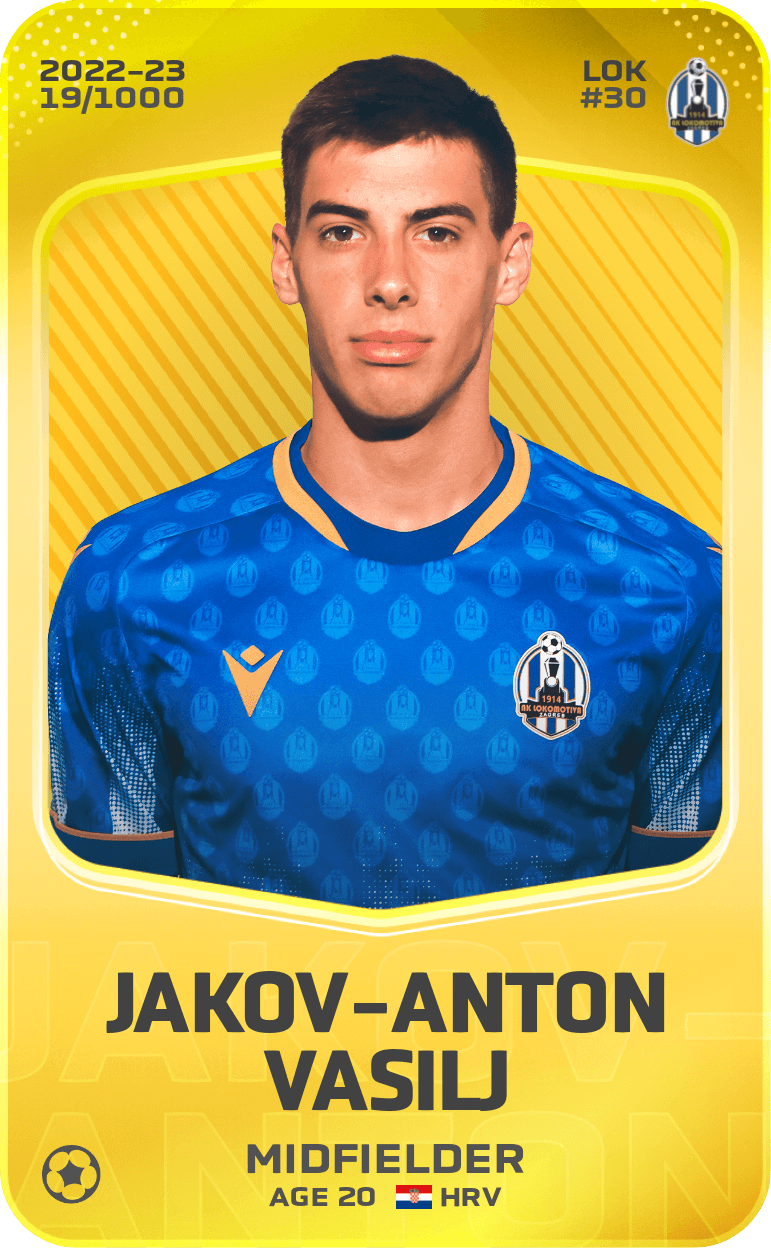 Jakov-Anton Vasilj 2022-23 • Limited 19/1000
