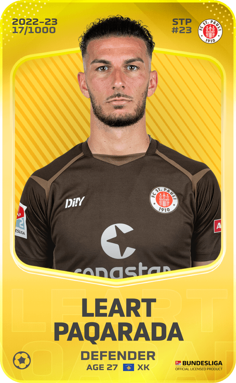 Leart Paqarada 2022-23 • Limited 17/1000