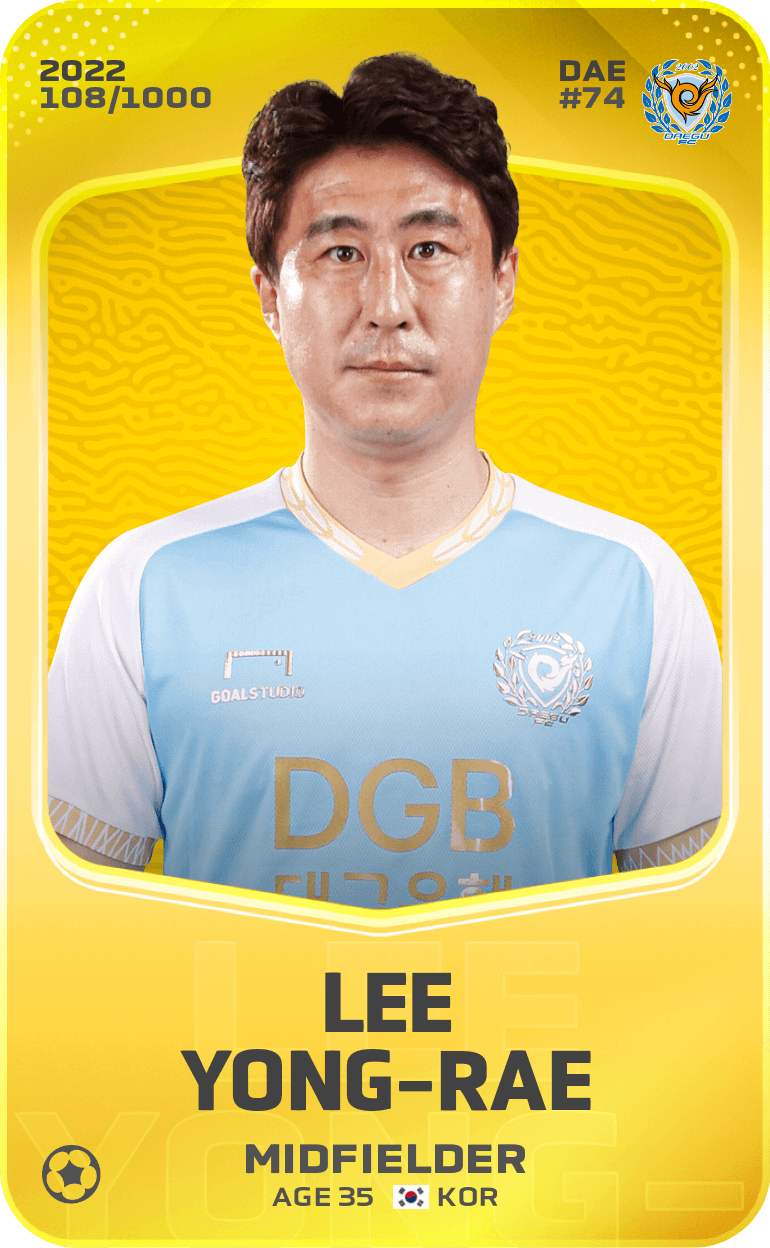 Lee Yong-Rae 2022-23 • Limited 108/1000