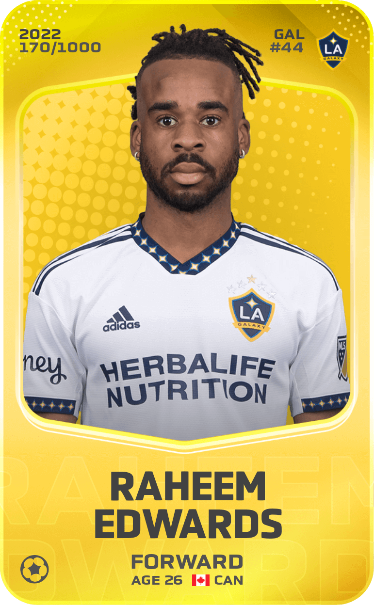 Raheem Edwards 2022-23 • Limited 170/1000
