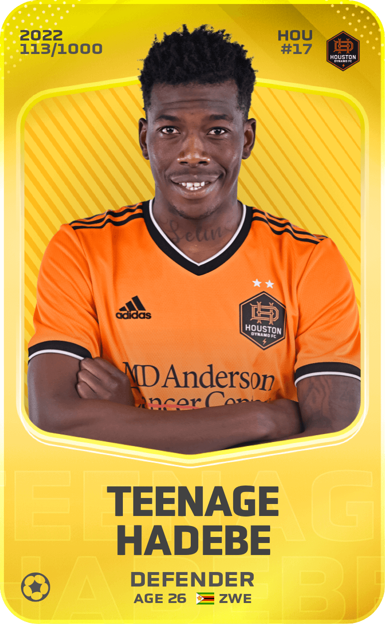 Teenage Hadebe 2022-23 • Limited 113/1000
