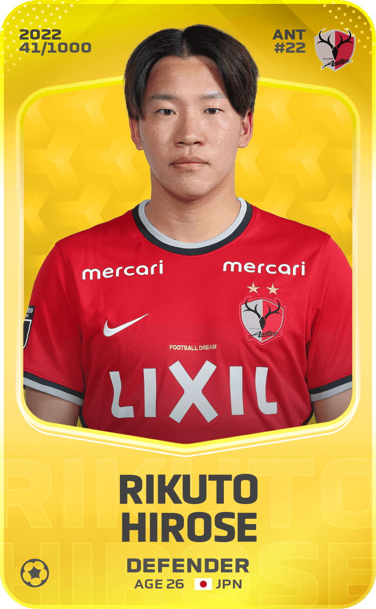 Rikuto Hirose 2022-23 • Limited 41/1000