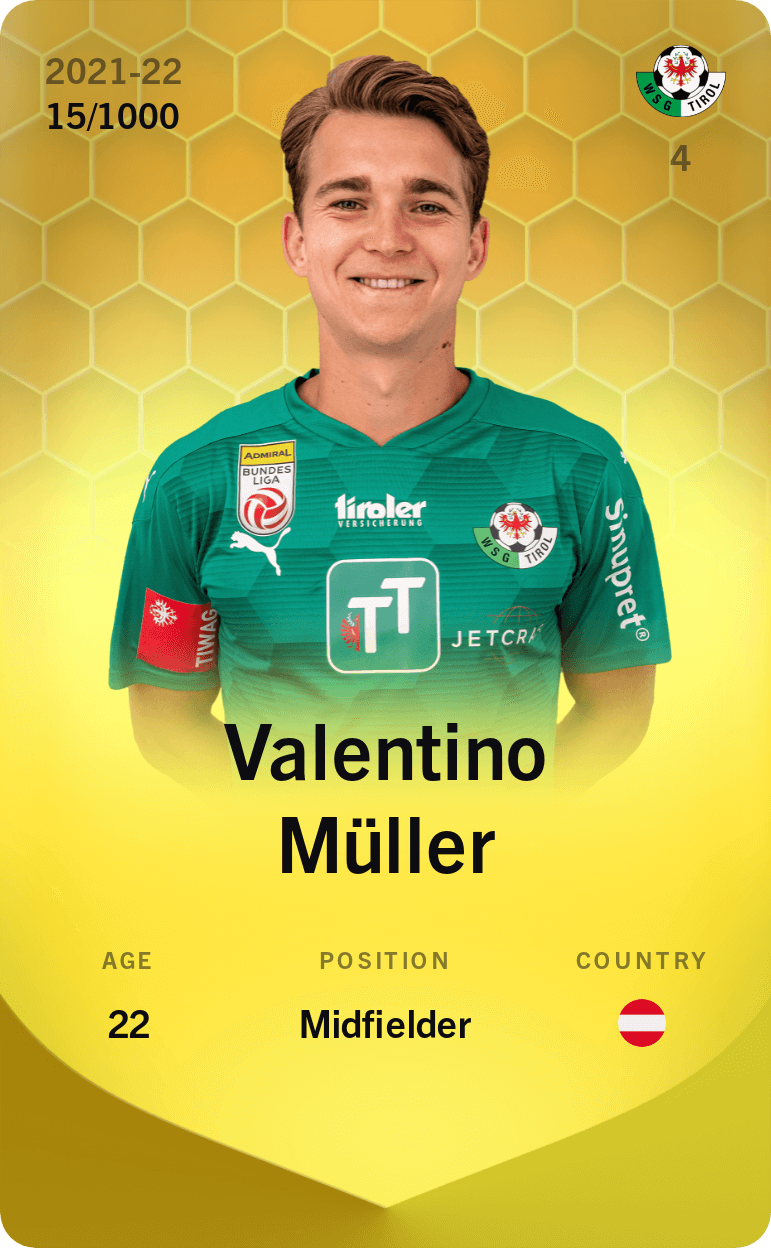 Valentino Müller 2021-22 • Limited 15/1000