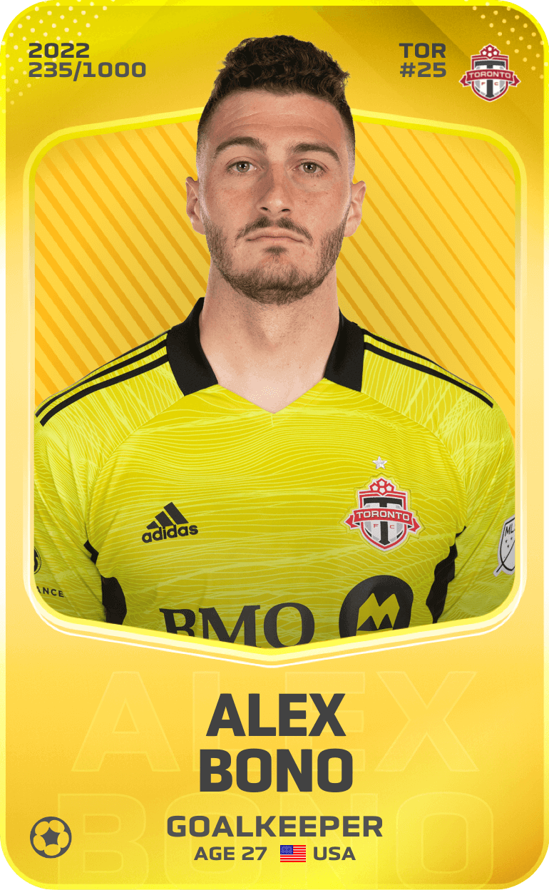 Alex Bono 2022-23 • Limited 235/1000