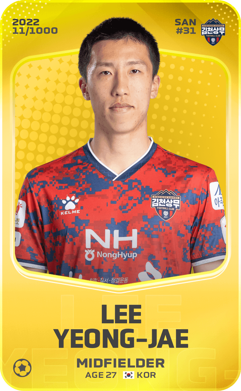 Lee Yeong-Jae 2022-23 • Limited 11/1000