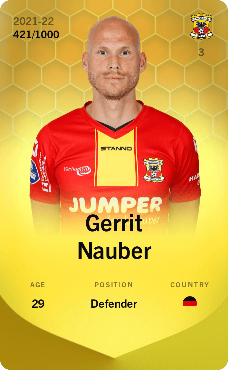 Gerrit Nauber 2021-22 • Limited 421/1000