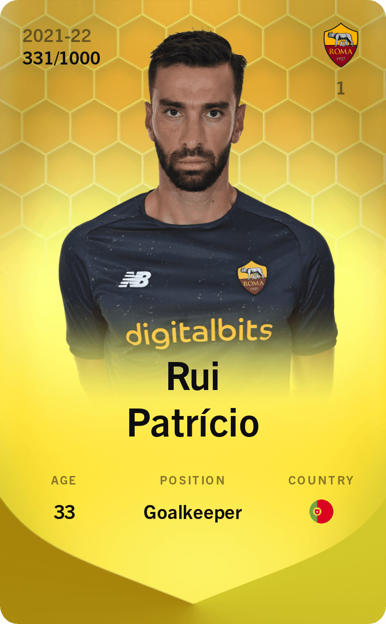 Rui Patrício 2021-22 • Limited 331/1000