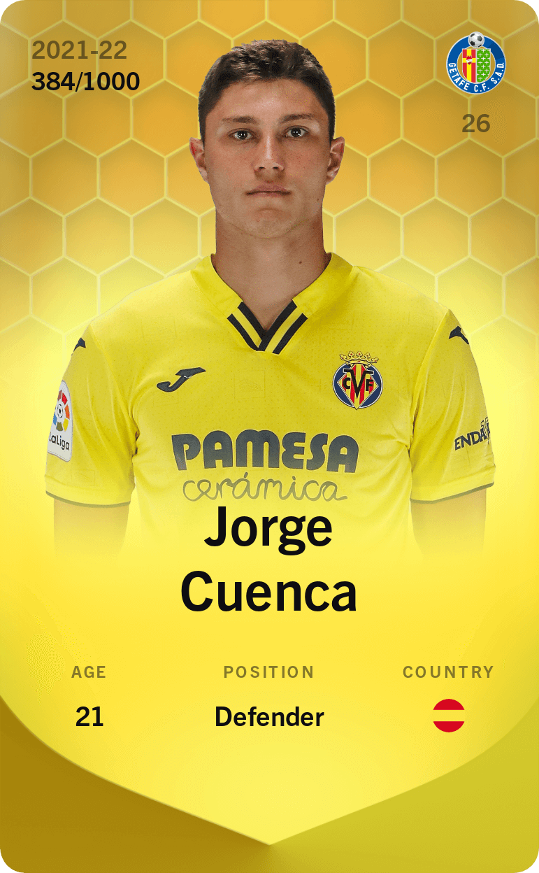 Jorge Cuenca 2021-22 • Limited 384/1000