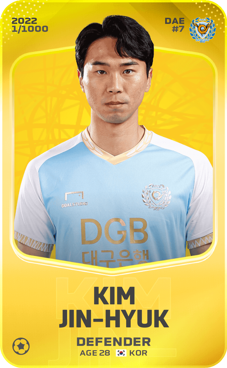 Kim Jin-Hyuk 2022-23 • Limited 1/1000