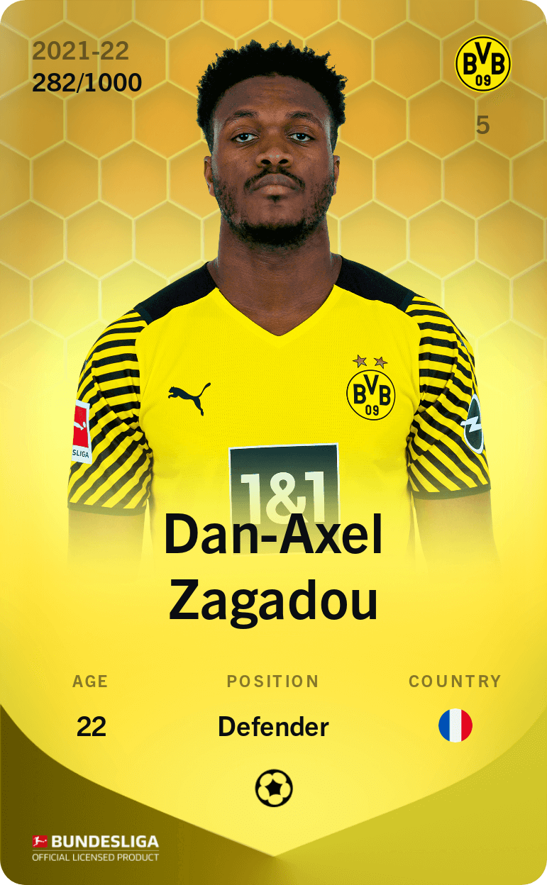 Dan-Axel Zagadou 2021-22 • Limited 282/1000