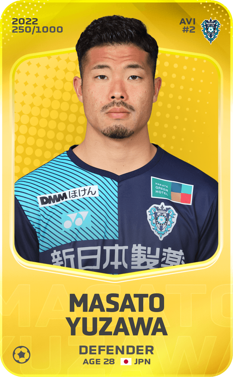 Masato Yuzawa 2022-23 • Limited 250/1000