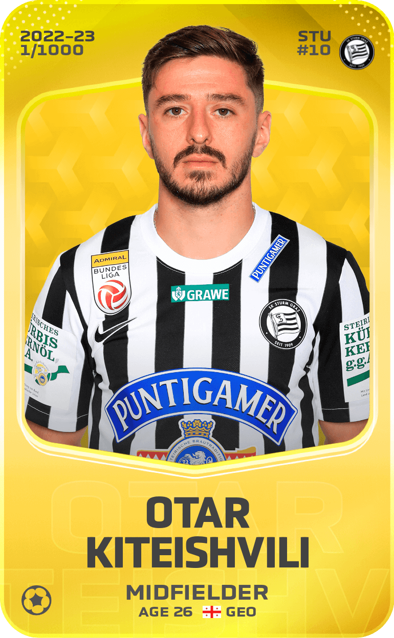 Otar Kiteishvili 2022-23 • Limited 1/1000