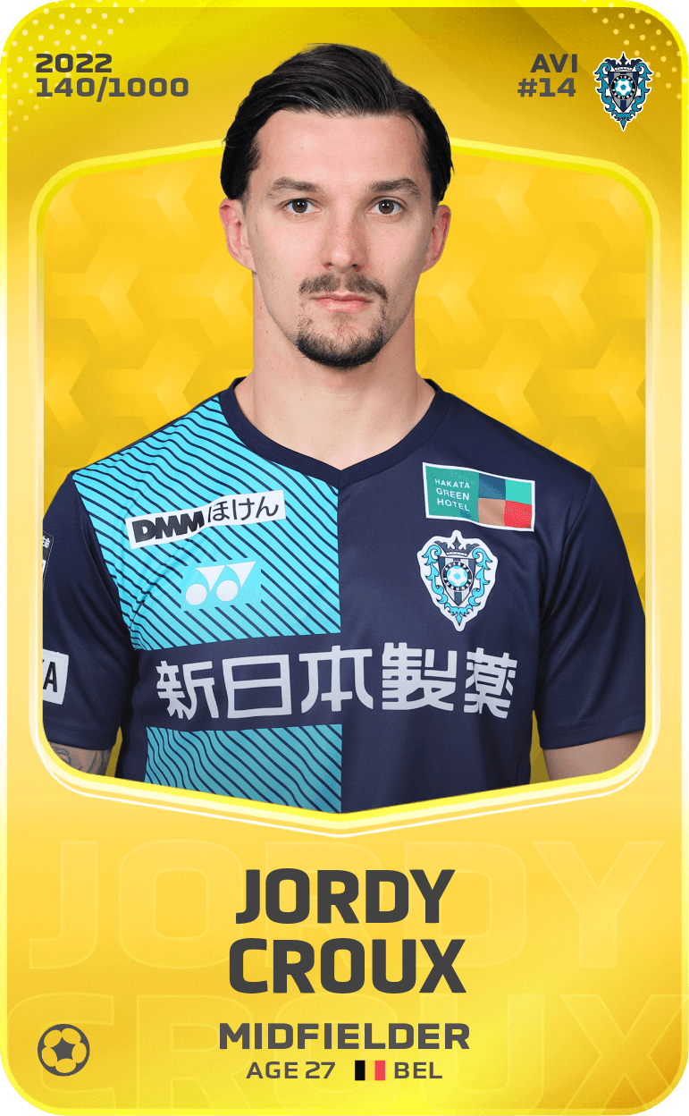 Jordy Croux 2022-23 • Limited 140/1000