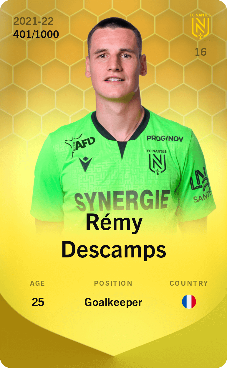 Rémy Descamps 2021-22 • Limited 401/1000