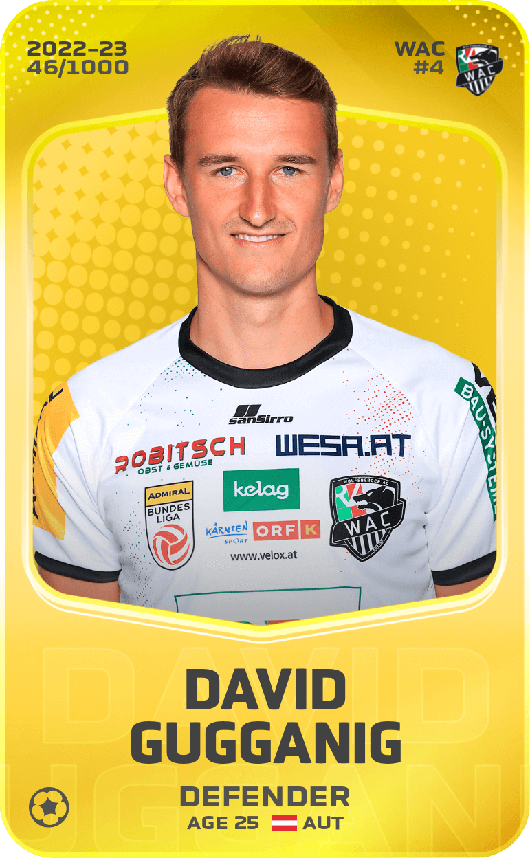 David Gugganig 2022-23 • Limited 46/1000