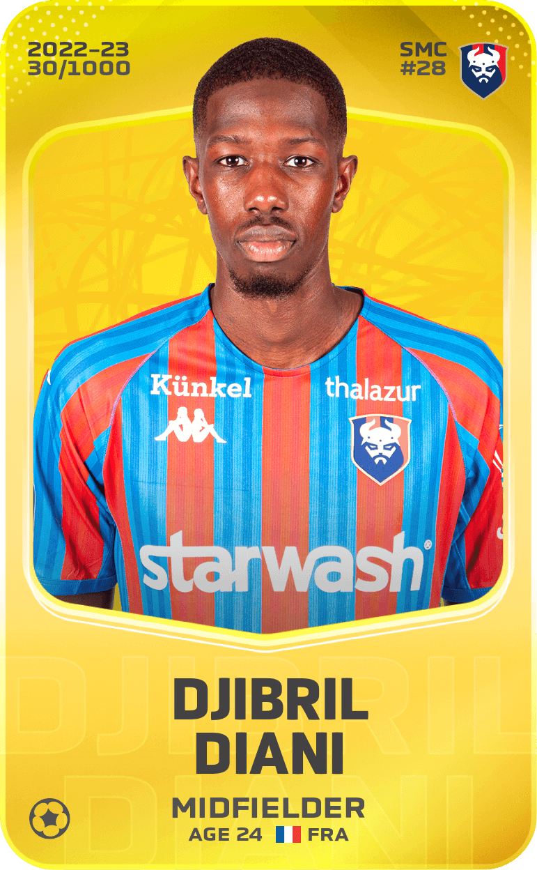 Djibril Diani 2022-23 • Limited 30/1000