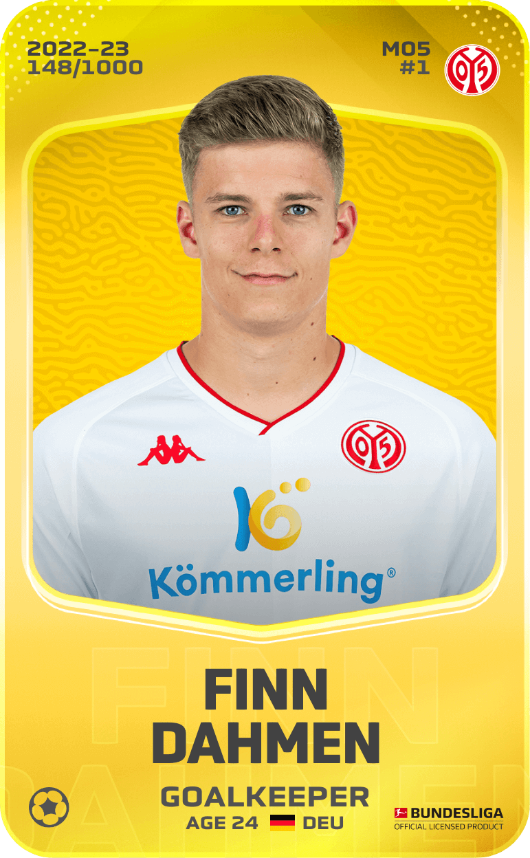 Finn Dahmen 2022-23 • Limited 148/1000