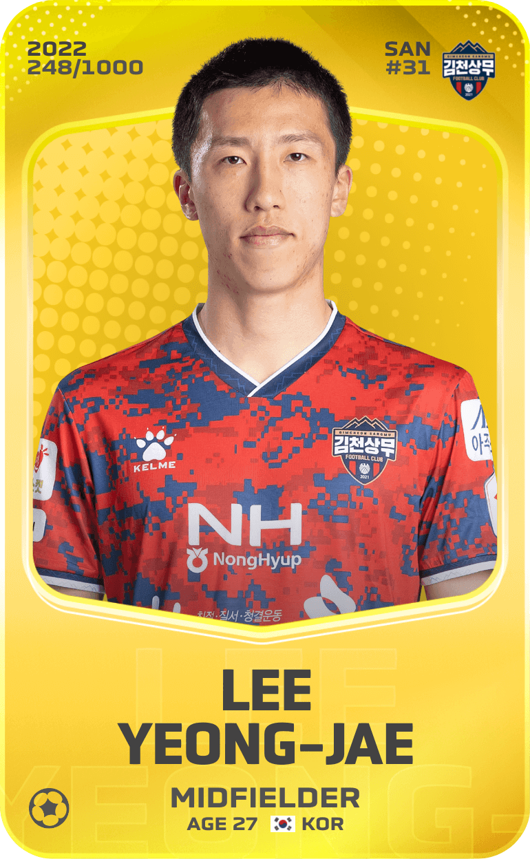 Lee Yeong-Jae 2022-23 • Limited 248/1000