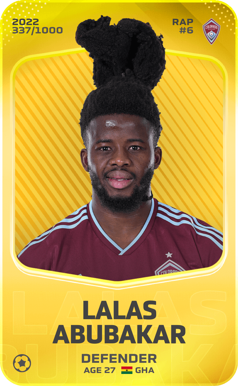 Lalas Abubakar 2022-23 • Limited 337/1000