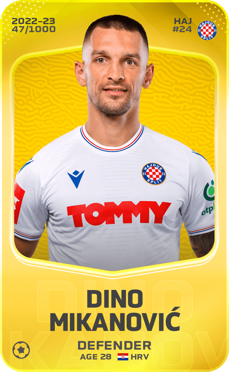 Dino Mikanović 2022-23 • Limited 47/1000