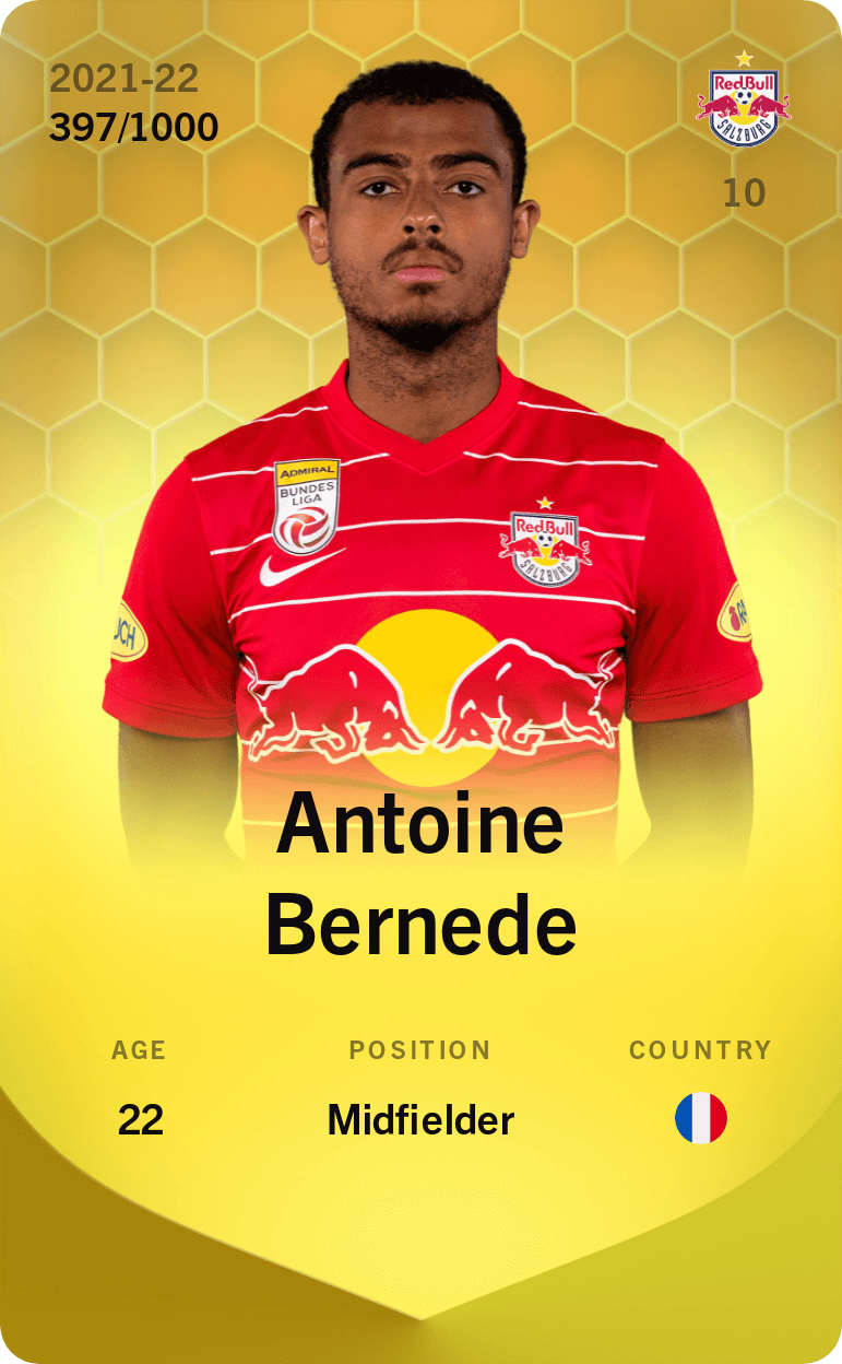 Antoine Bernede 2021-22 • Limited 397/1000