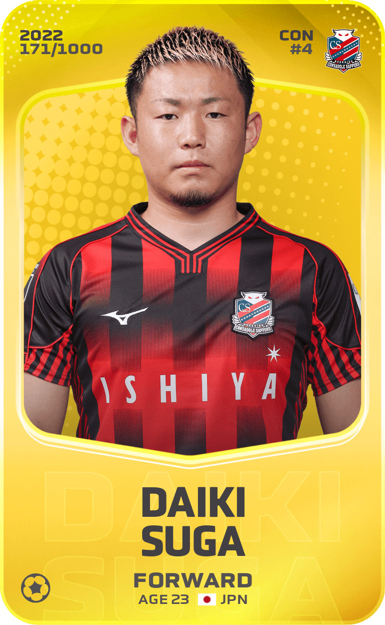Daiki Suga 2022-23 • Limited 171/1000