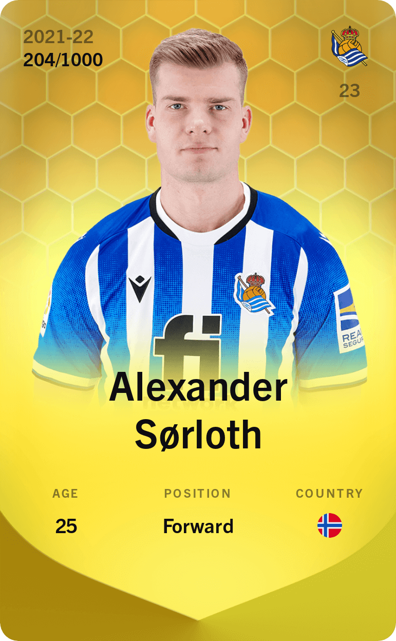 Alexander Sørloth 2021-22 • Limited 204/1000