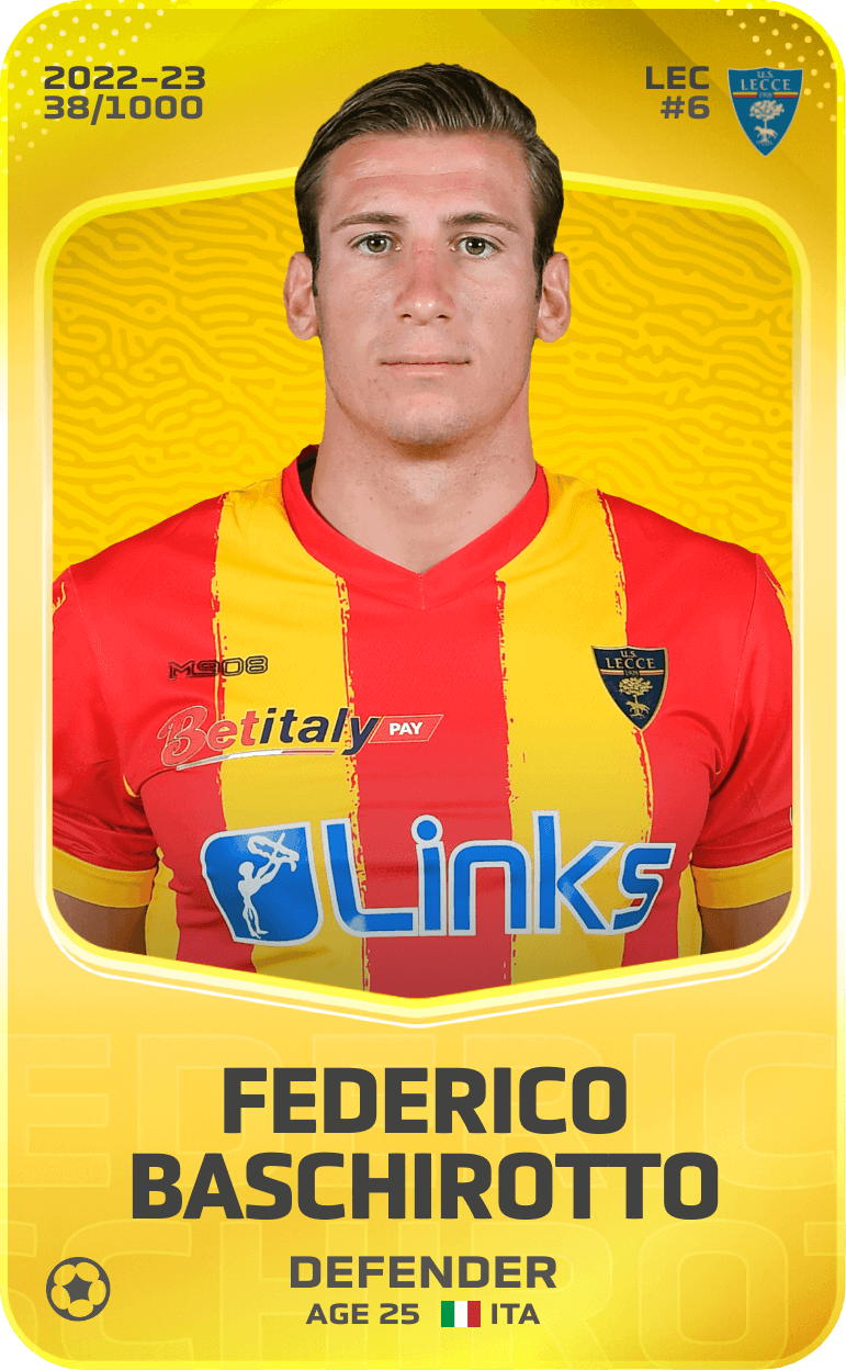Federico Baschirotto 2022-23 • Limited 38/1000