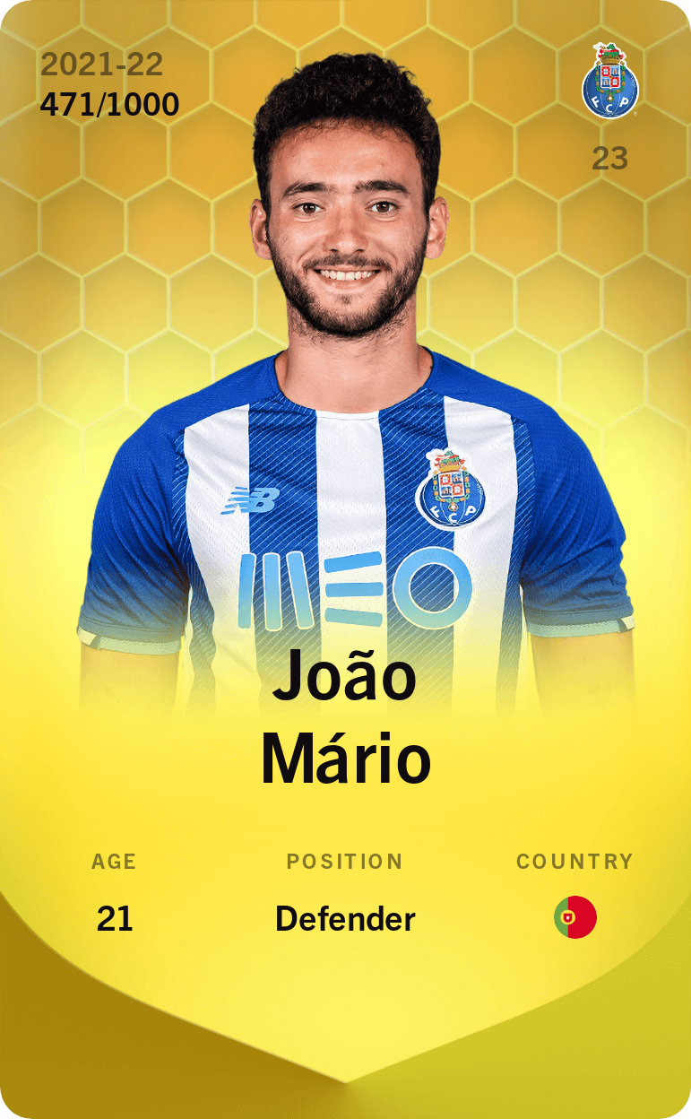 João Mário 2021-22 • Limited 471/1000