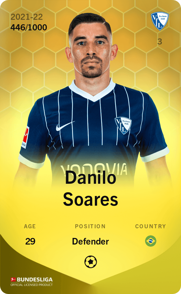 Danilo Soares 2021-22 • Limited 446/1000