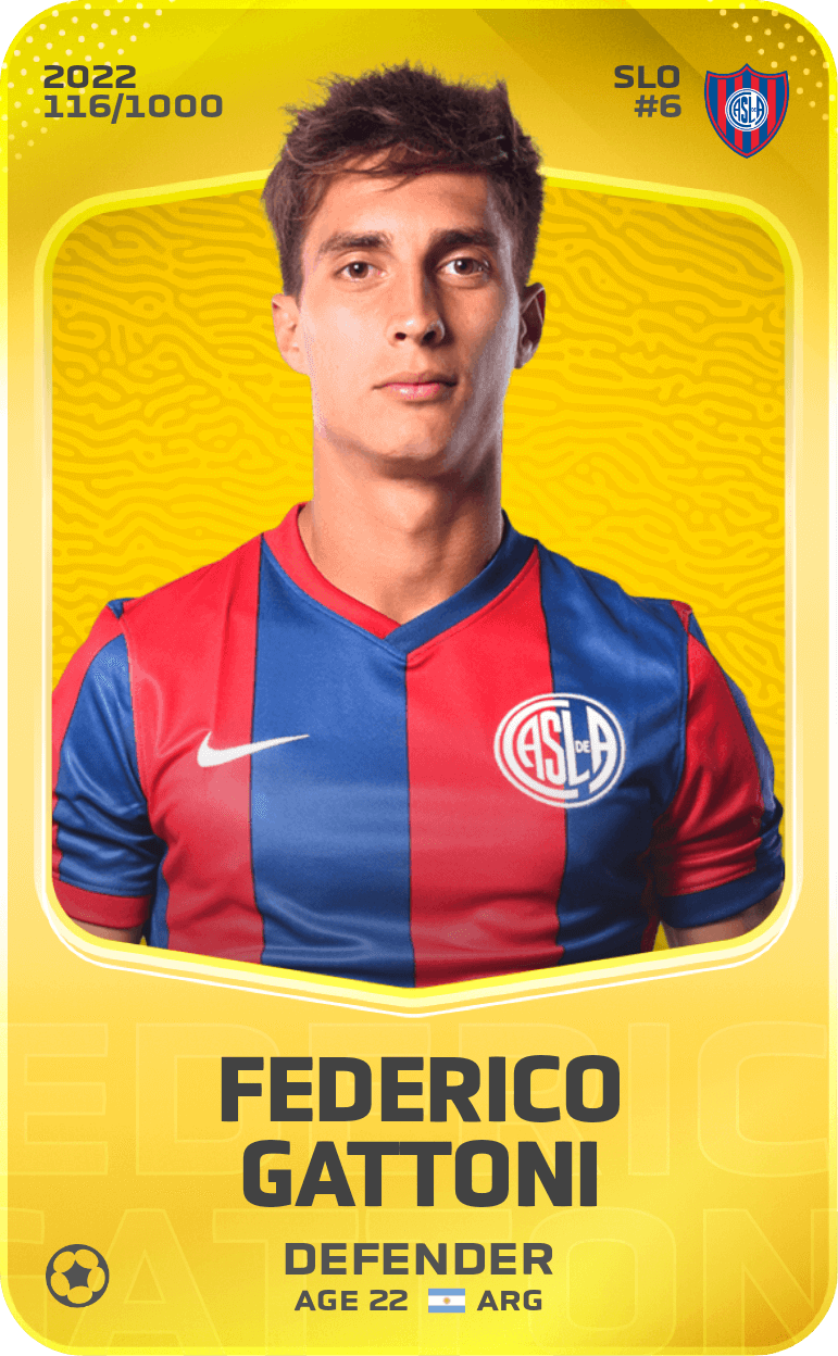 Federico Gattoni 2022-23 • Limited 116/1000