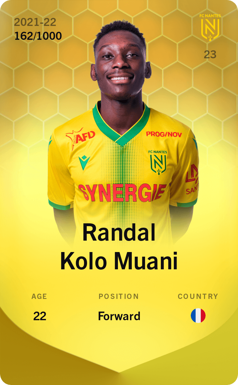 Randal Kolo Muani 2021-22 • Limited 162/1000
