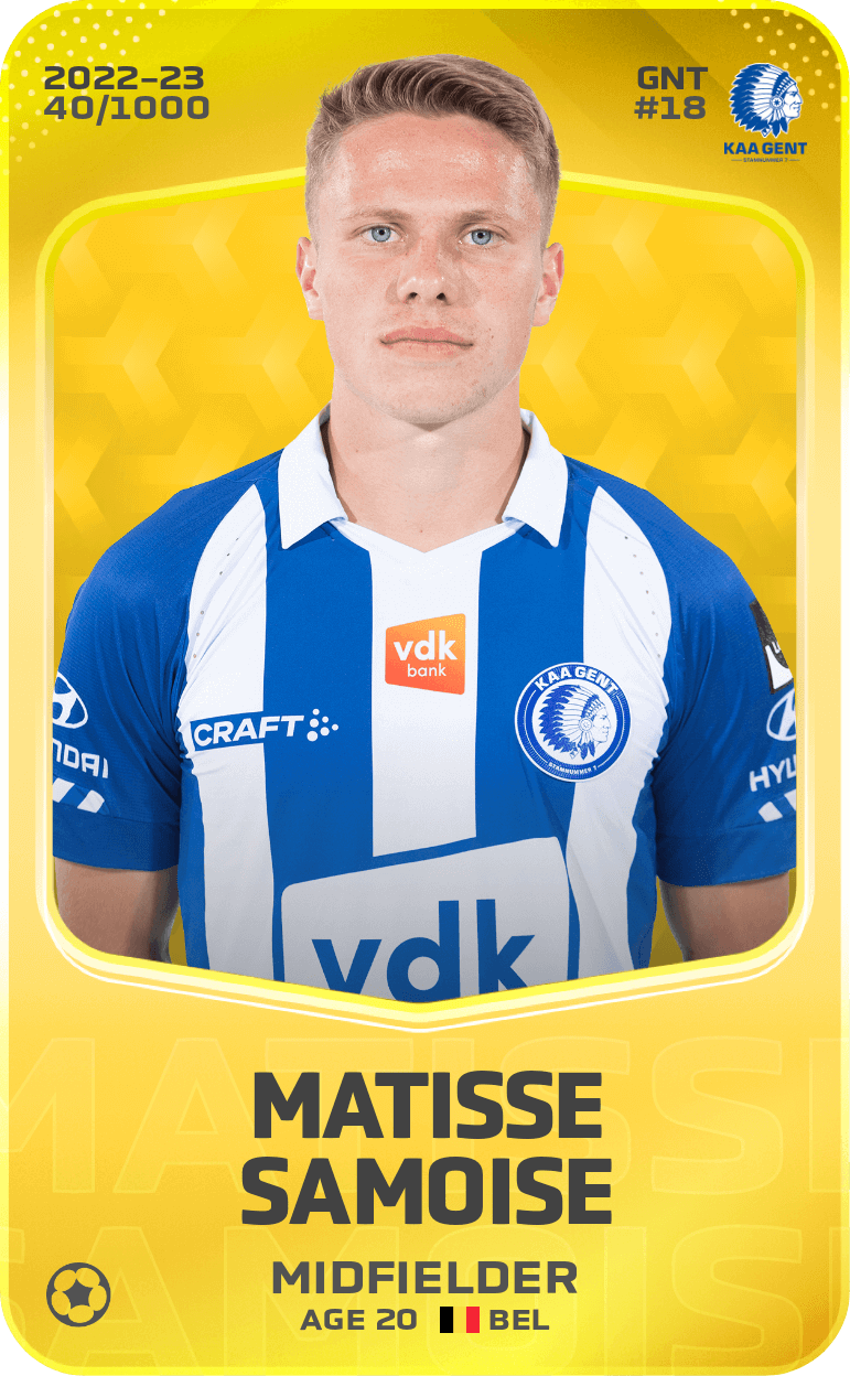 Matisse Samoise 2022-23 • Limited 40/1000