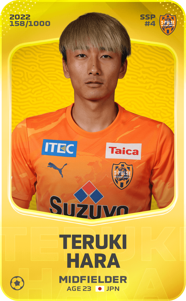 Teruki Hara 2022-23 • Limited 158/1000