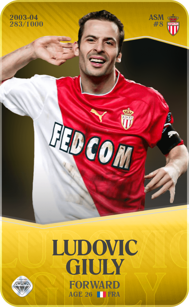 Ludovic Giuly 2003-04 • Limited 283/1000