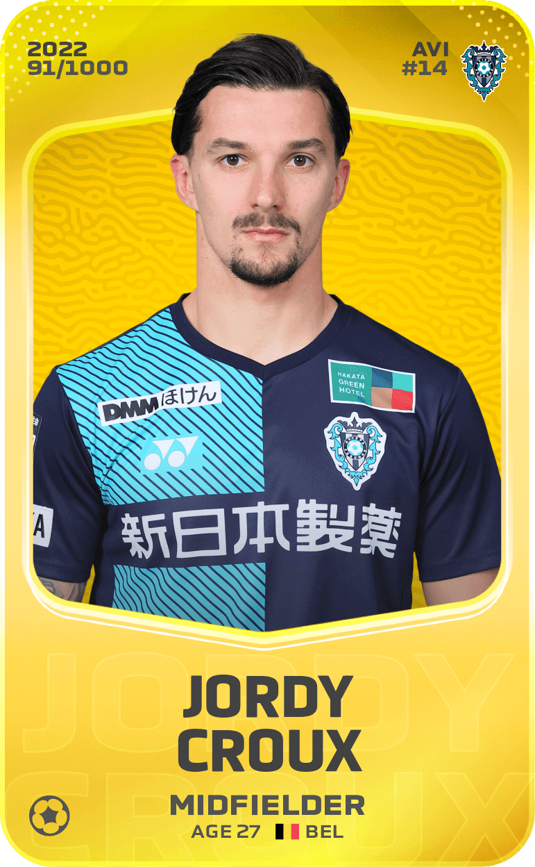 Jordy Croux 2022-23 • Limited 91/1000