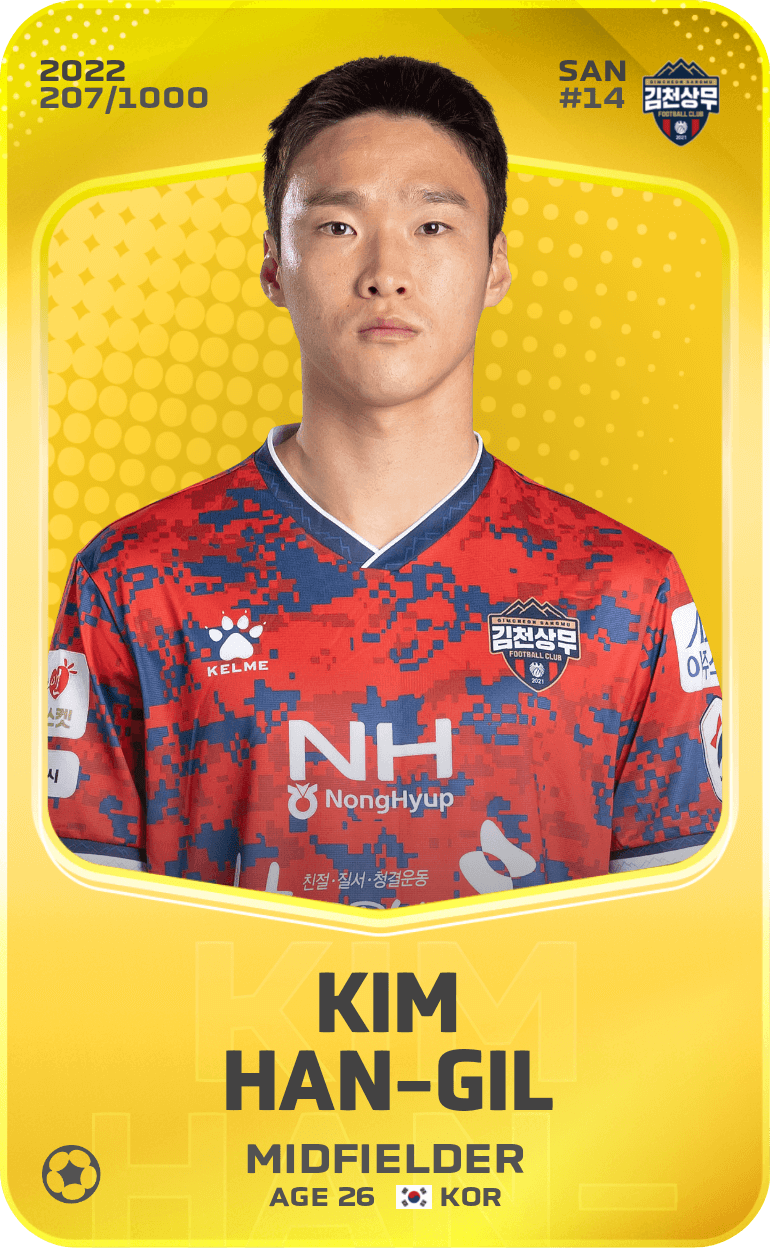 Kim Han-Gil 2022-23 • Limited 207/1000