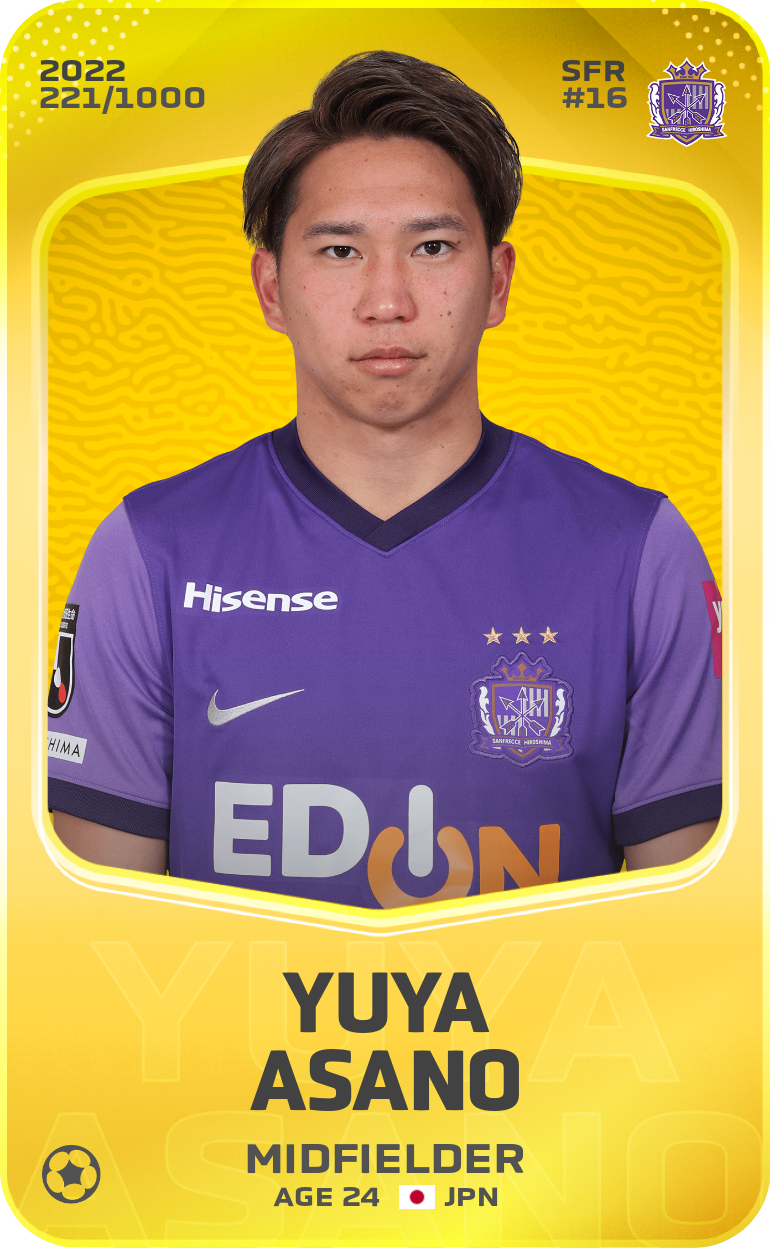 Sorare - Sorare Official - Yuya Asano 2022-23 • Limited 221/1000 - NFT # 65767035866989684178637702761661841787885534221158074202865280320034482897457
