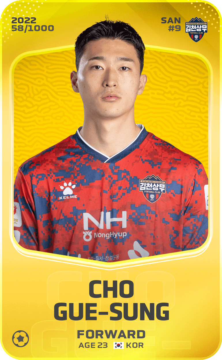 Cho Gue-Sung 2022-23 • Limited 58/1000