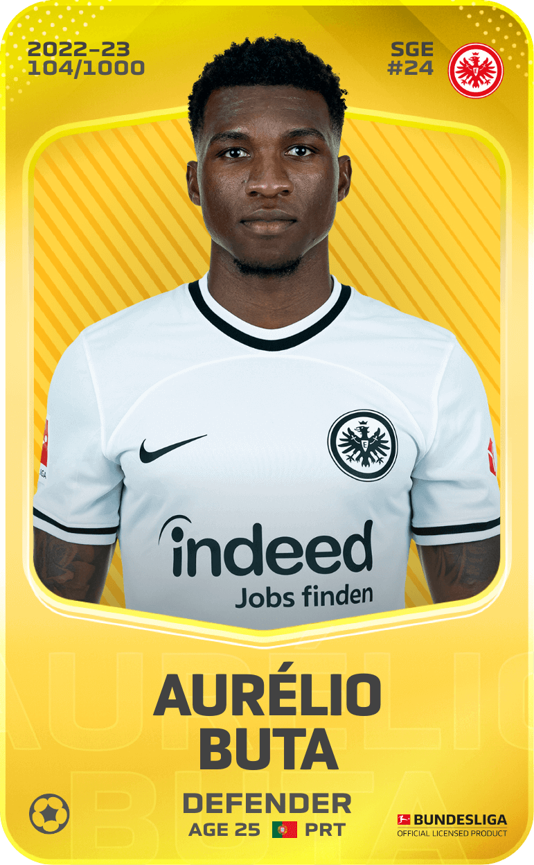 Aurélio Buta 2022-23 • Limited 104/1000
