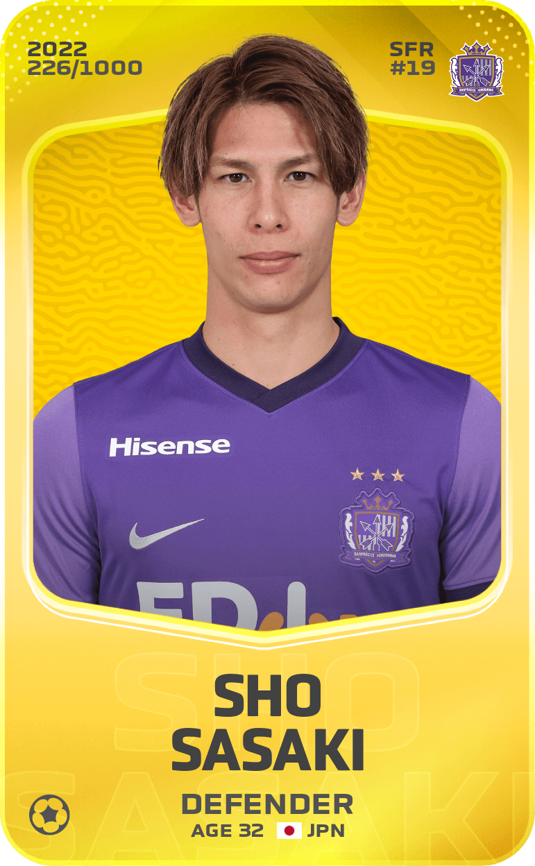 Sho Sasaki 2022-23 • Limited 226/1000